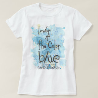 Farbe Blau T-Shirt