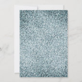 Farbe Blau und Gold Marmorfarbe Valima Einladung (Rückseite)