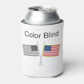Farbe Blind zwei Flags Dosenkühler (Kanne Vorderseite)