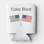 Farbe Blind zwei Flags Dosenkühler (Rückseite)