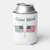 Farbe Blind zwei Flags Dosenkühler (Kanne Rückseite)
