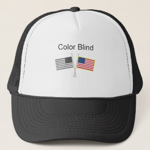 Farbe Blind zwei Flags Truckerkappe