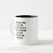 Farbe blind zweifarbige tasse (Vorderseite Links)