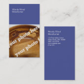 Farbe blockiert Woodturning kundenspezifisches Visitenkarte (Vorne/Hinten)