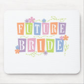 Farbe blockiert zukünftige Braut Mousepad (Vorne)