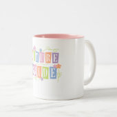 Farbe blockiert zukünftige Braut Zweifarbige Tasse (VorderseiteRechts)