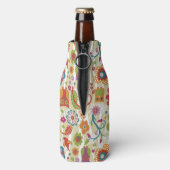 Farbe Blüten und Schalen Flaschenkühler (Flasche Rückseite)