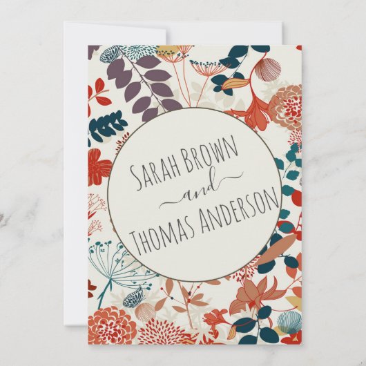 FARBE BOHO EINLADUNG (Rückseite)