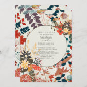 FARBE BOHO EINLADUNG (Vorne/Hinten)