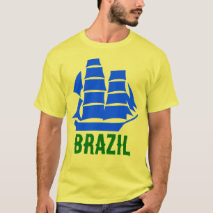 Farbe Brasiliens - Schiff T-Shirt