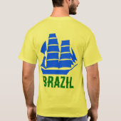 Farbe Brasiliens - Schiff T-Shirt (Rückseite)