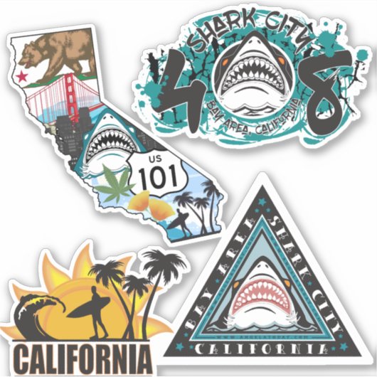 FARBE California Decal Set Aufkleber (Vorderseite)