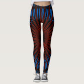 Farbe Chakra Leggings (Vorderseite)