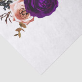 Farbe Chic kühl florale Grün Weiße Hochzeit Seidenpapier (Ausschnitt)