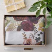 Farbe Chic kühl florale Grün Weiße Hochzeit Seidenpapier (Geschenk)