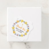 Farbe: Coffodin-Wraath-Blumenaufkleber Geschenkanhänger (Beispiel)