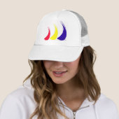 Farbe-D-Wind Splashy Segel-Maschenkappe Truckerkappe (Beispiel)