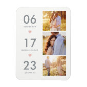 FARBE "Datum" speichert das Datumsfenster Magnet (Vertikal)