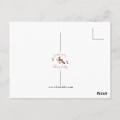 Färbe Dein Eigenes Cozy Haus und Waschbären Blanko Postkarte (Rückseite)