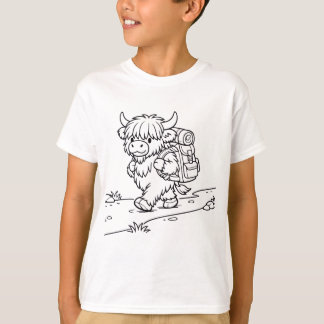 Färbe‑Dein‑Eigenes Wander-Yak-Kinder-T-Shirt – T-Shirt