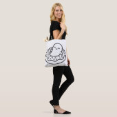 Färbe deinen eigenen Kawaii-Geist-Donut-Floatie Tasche (Am Model)