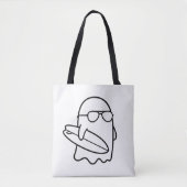 Färbe deinen eigenen Kawaii-Geist-Surfer-Summerwee Tasche (Vorderseite)