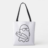 Färbe deinen eigenen Kawaii-Geist-Surfer-Summerwee Tasche (Rückseite)