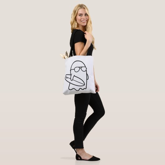 Färbe deinen eigenen Kawaii-Geist-Surfer-Summerwee Tasche (Am Model)