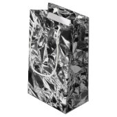 Farbe der Aluminiumfolie Kleine Geschenktüte (Rückseite Schrägansicht)