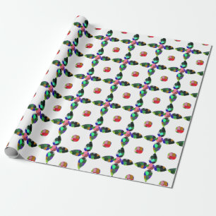 Farbe der Birne Geschenkpapier