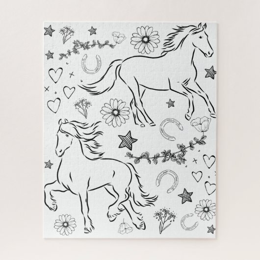 Farbe der Doodle Puzzle (Vertikal)