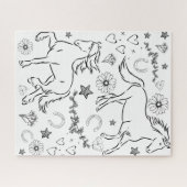 Farbe der Doodle Puzzle (Horizontal)