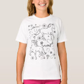 Farbe der Doodle T-Shirt (Vorderseite)