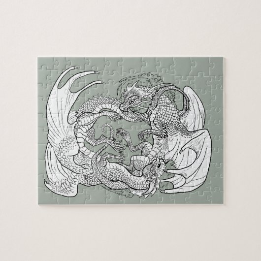 Farbe der eigenen Drachen Puzzle (Horizontal)