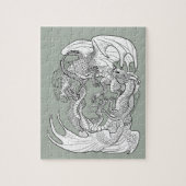 Farbe der eigenen Drachen Puzzle (Vertikal)