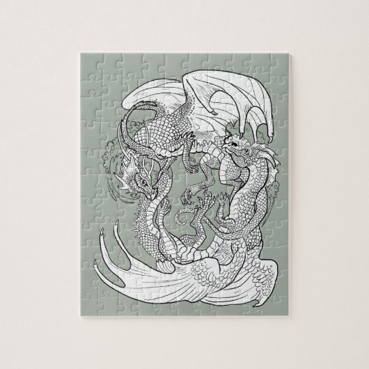 Farbe der eigenen Drachen Puzzle (Vertikal)