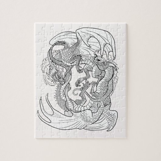 Farbe der eigenen Drachen Puzzle (Vertikal)