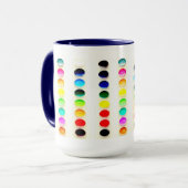 Farbe der Farben der Wasserfarben Farbe Kaffeebech Tasse (Vorderseite Links)