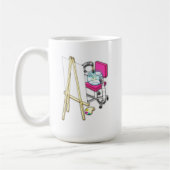Farbe der Fische ("Aquarell") - Kaffeetasse (Links)