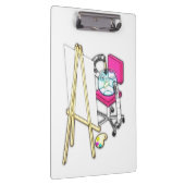 Farbe der Fische ("Aquarell") - Klemmbrett (Rechts)