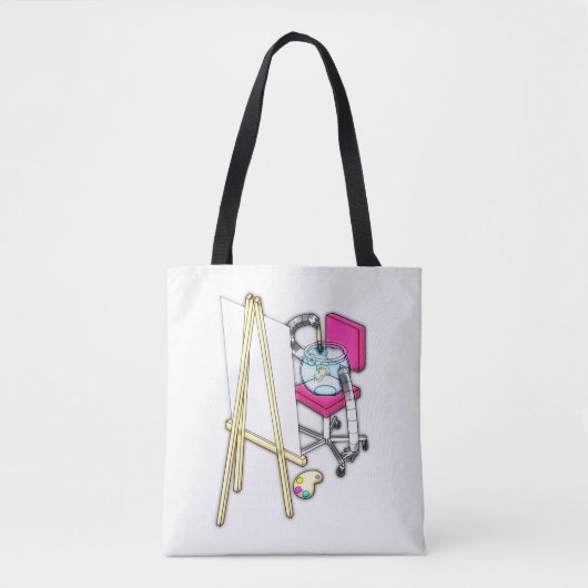 Farbe der Fische ("Aquarell") - Tasche (Vorderseite)