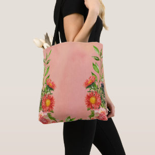 Farbe der Flora Farbe des Peach Tasche