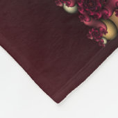 Farbe der Fraktale der Liebe Fleece Blanket (Ecke)