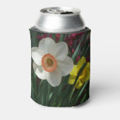 Farbe der Frühlingsblumen Rosa und Gelb Dosenkühler (Kanne Rückseite)