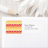 Farbe der gelben Zickzack geometrischen Muster (Insitu)