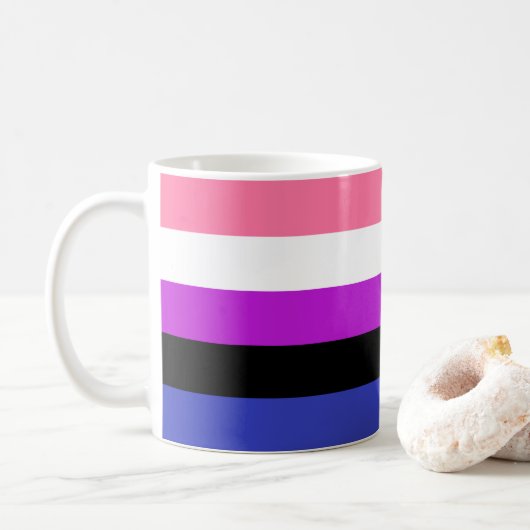 Farbe der Geschlechtsflüssigkeit Kaffeetasse (Mit Donut)