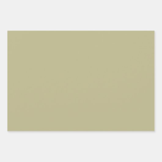 Farbe der grünen Folie | Classic | elegant Geschenkpapier Set (Vorderseite)