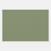 Farbe der grünen Folie Geschenkpapier Set (Vorderseite)