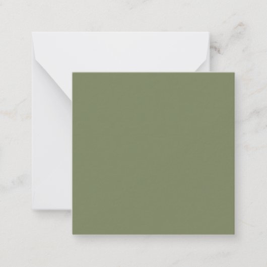 Farbe der grünen Folie Mitteilungskarte (Vorderseite)
