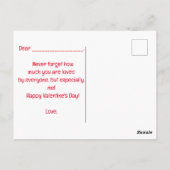 Farbe der Kinder: Ihr eigenes Valentin (Elefant) Postkarte (Rückseite)